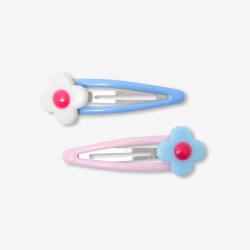 Pair of snap clips for girls