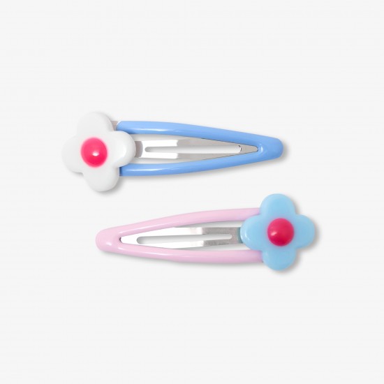 Pair of snap clips for girls