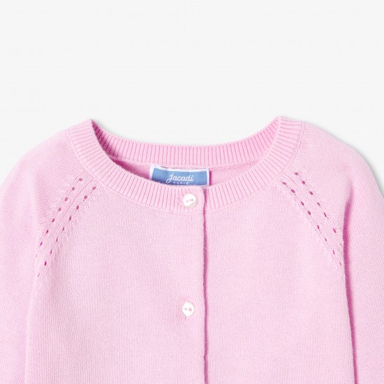 Baby girl cotton cardigan