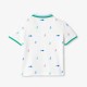 Boy cotton piqué polo shirt