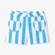Girl striped twill shorts