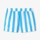 Girl striped twill shorts
