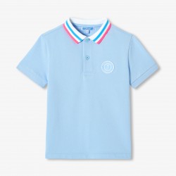 Boy mini piqué cotton polo shirt 