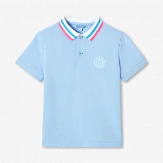 Boy mini piqué cotton polo shirt 