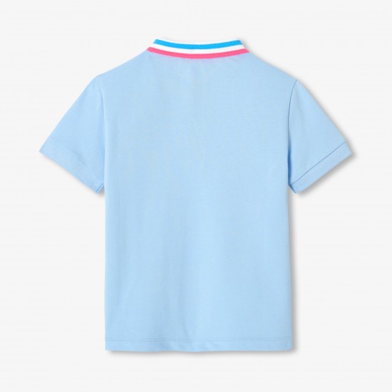 Boy mini piqué cotton polo shirt 