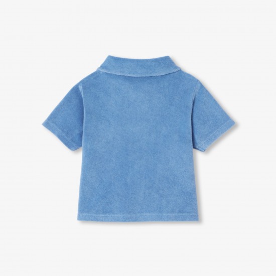 Baby boy terry polo shirt