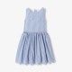 Girl striped poplin dress