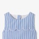 Girl striped poplin dress