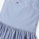 Girl striped poplin dress