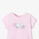 Baby girl short-sleeved cotton T-shirt