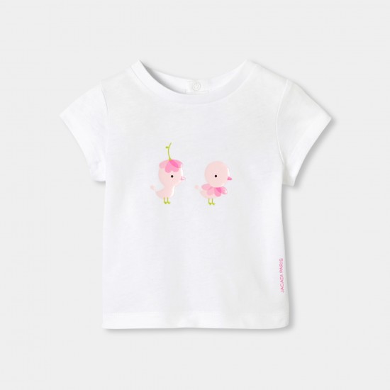 Baby girl short-sleeved T-shirt