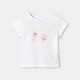 Baby girl short-sleeved T-shirt