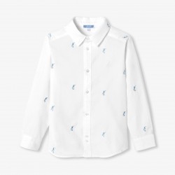 Boy printed Oxford shirt 