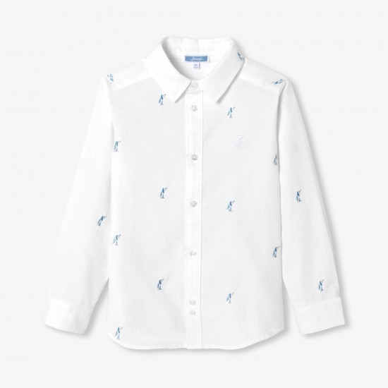 Boy printed Oxford shirt 