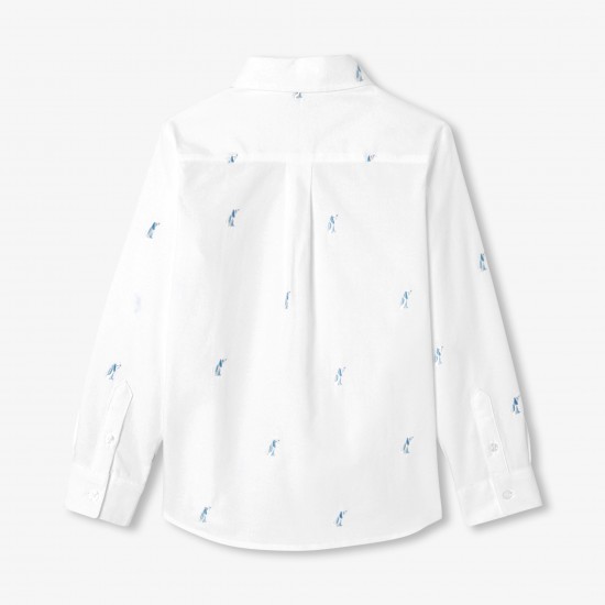 Boy printed Oxford shirt 