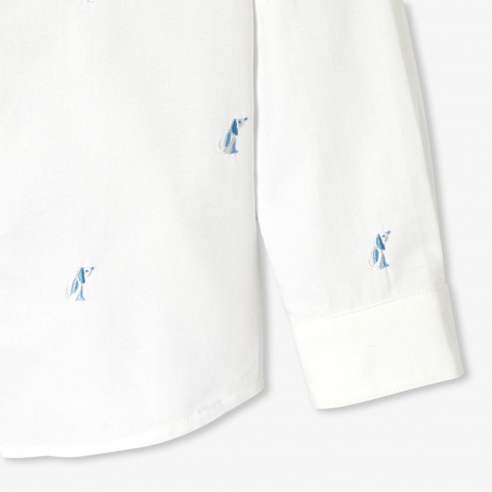 Boy printed Oxford shirt 