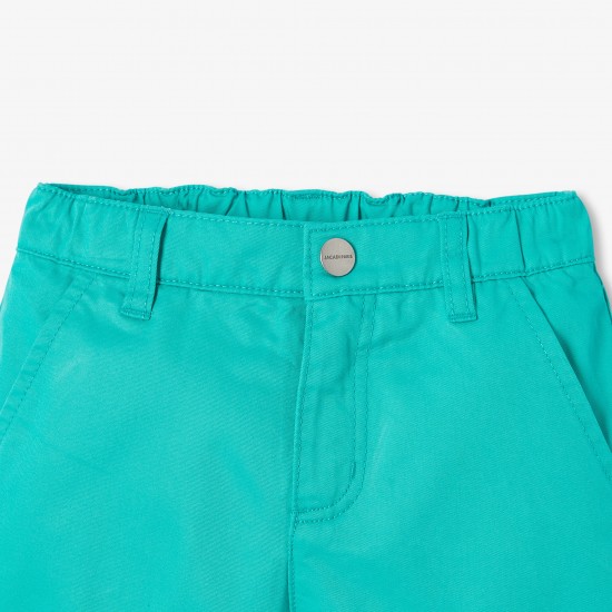 Baby boy gabardine shorts