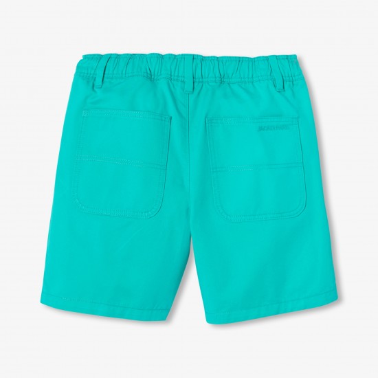 Boy cotton twill Bermuda shorts