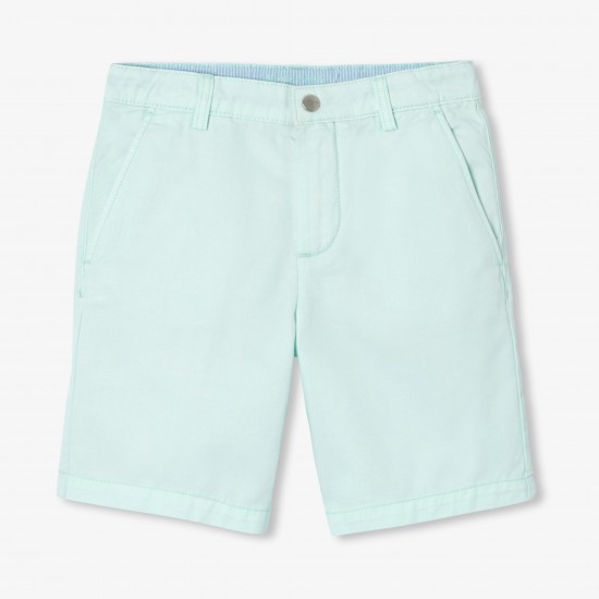 Boy cotton twill Bermuda shorts