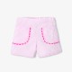 Baby girl striped seersucker shorts