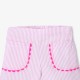 Baby girl striped seersucker shorts