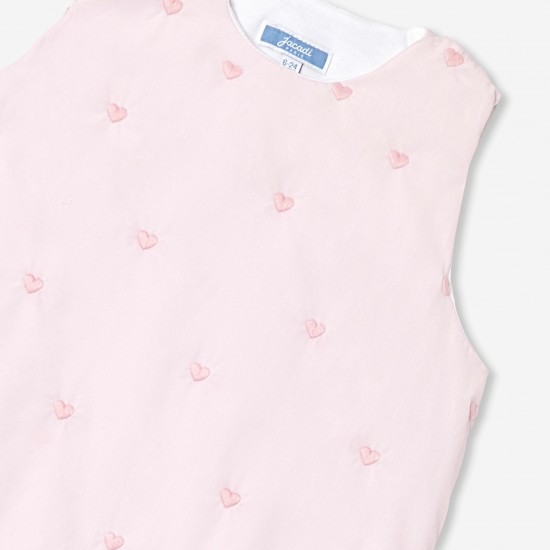 6-24 months adjustable embroidered poplin sleeping bag