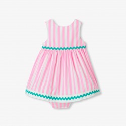 Baby girl striped cotton dress
