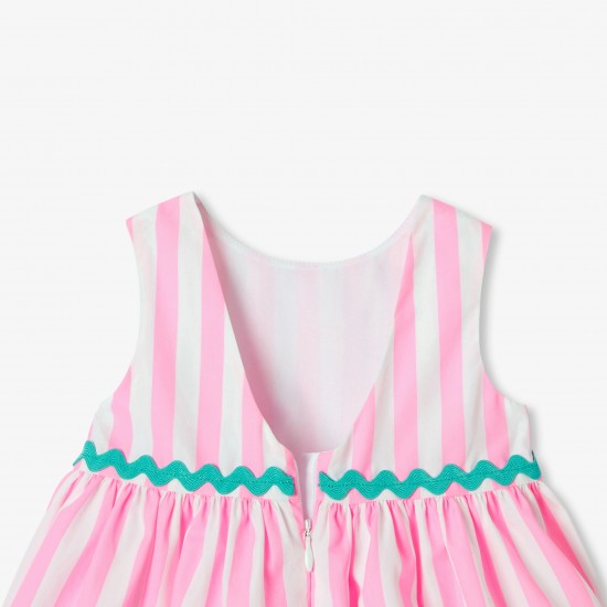 Baby girl striped cotton dress