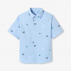 Boy short-sleeved shirt