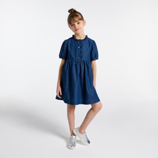 Girl lightweight denim dress