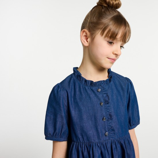 Girl lightweight denim dress
