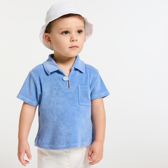 Baby boy terry polo shirt
