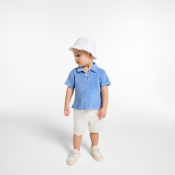 Baby boy terry polo shirt