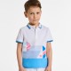 Boy cotton piqué polo shirt