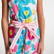 Girl floral poplin jumpsuit 
