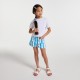 Girl striped twill shorts