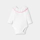 Baby girl long-sleeved cotton bodysuit 