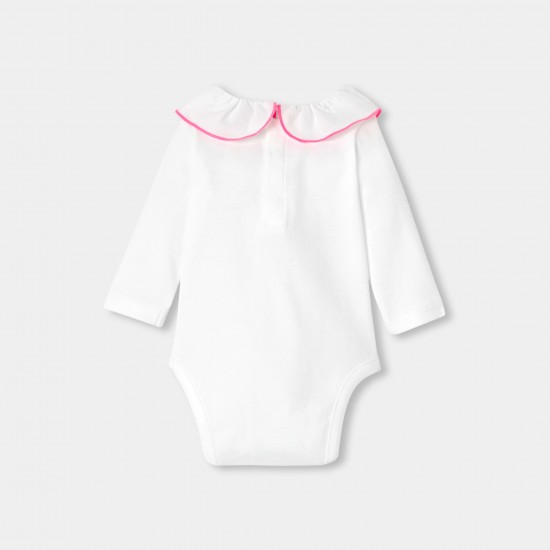 Baby girl long-sleeved cotton bodysuit 