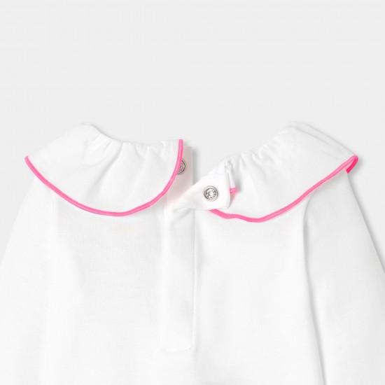 Baby girl long-sleeved cotton bodysuit 