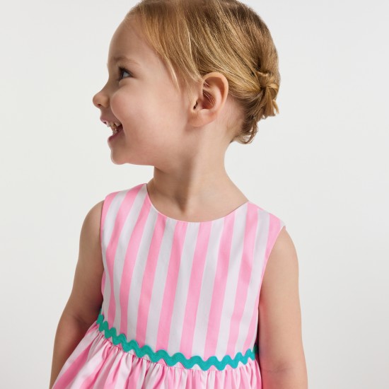 Baby girl striped cotton dress