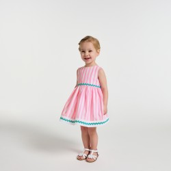 Baby girl striped cotton dress