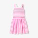 Girl striped poplin dress