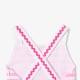 Girl striped poplin dress