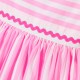 Girl striped poplin dress