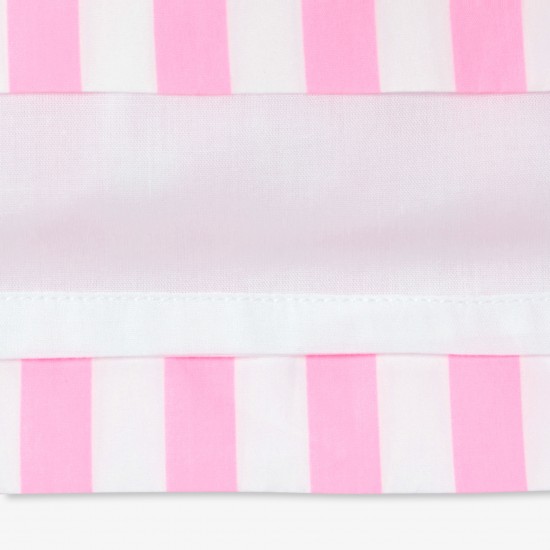 Girl striped poplin dress