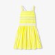 Girl striped poplin dress