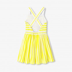 Girl striped poplin dress