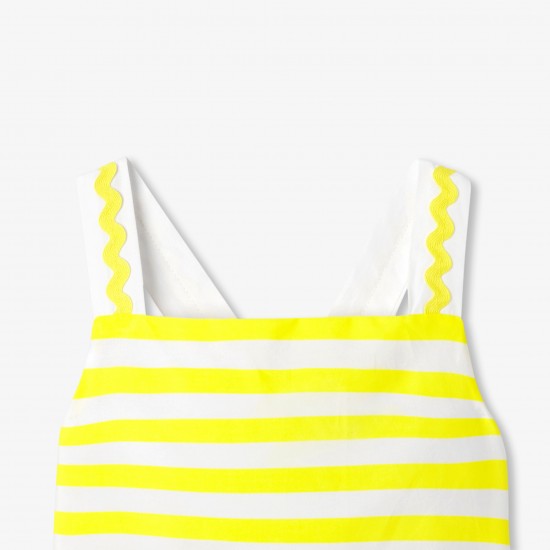Girl striped poplin dress