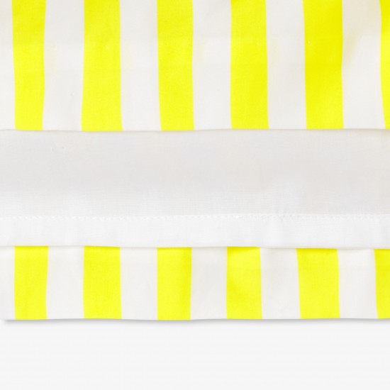 Girl striped poplin dress