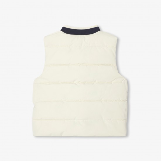 Baby boy reversible sleeveless padded jacket